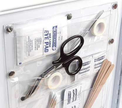 Rapid Care First Aid 80098 3 Shelf All Purpose First Aid Kit Cabinet, Class A+, Exceeds OSHA/ANSI Z308.1 2015, Wall Mountable