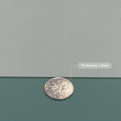 Leather Table Cover,1.8mm Thick,17x72 Inch Desk Cover,Dresser Cover Top,Dresser Protector Top,Dresser Cover,End Table Cover.(Aqua Blue+Gray,17x72)