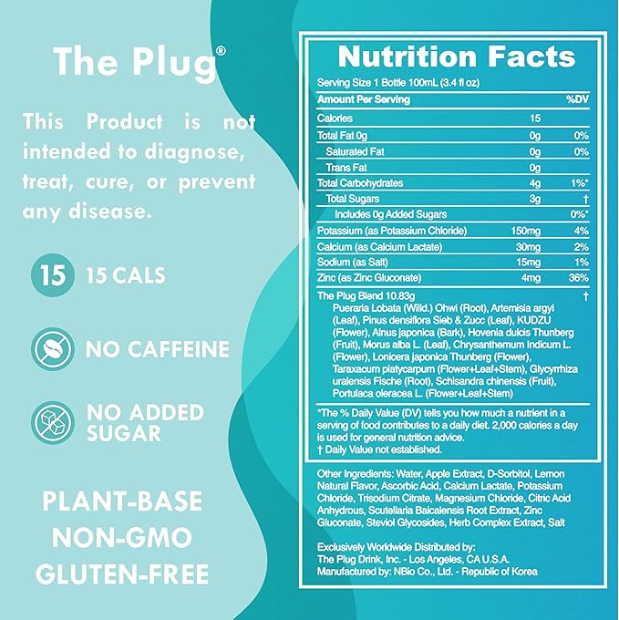 The Plug Liver Cleanse & Detox Drink | Organic Herbal Liquid Supplement with Electrolytes, Superfruits & Plant-Based Nutrients | Supports Hydration, Energy, Immunity & Liver Health