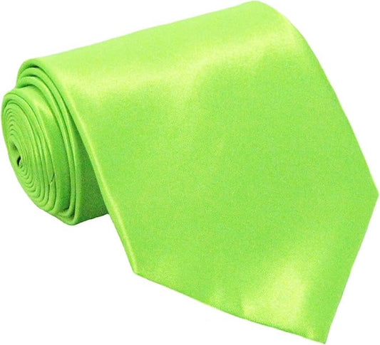 Soophen Mens Necktie 3.75" Tie Solid Color Ties