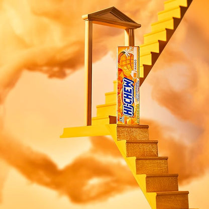 HI-CHEW Mango Sticks, 15-Pack, Soft & Chewy Candy, 1.76oz Each, Bulk Candy Individually Wrapped - Made with Immensely Juicy Fruity Flavors