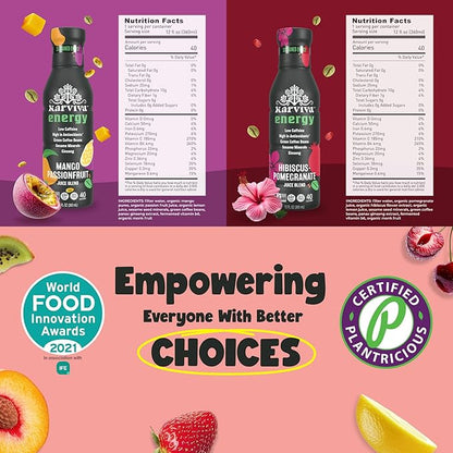 Organic Juice Cleanse & Claiming Energy Pack | 1 to 3-Day Cleanse | Ancient Remedies for Gentle Detox, No-Jitters No Crash Energy | Sprouts, Green Coffee Bean Mega Antioxidants, Aronia, Ashitaba, Low-Cal, Non-GMO, No-Sugar Added (6 12 fl.oz. BPA-Free B...