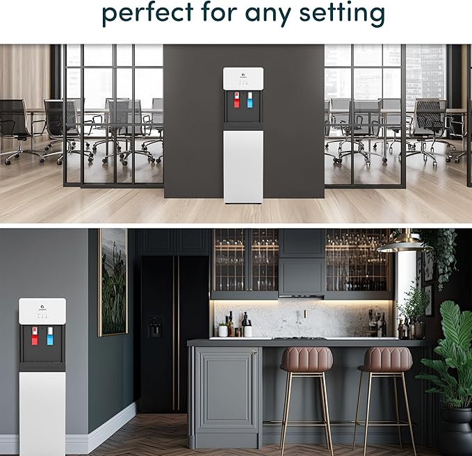 Avalon A7BOTTLELESS Self Cleaning Touchless Bottleless Cooler Dispenser-Hot & Cold Water Child Safety Lock, UL, White