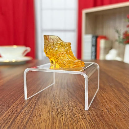 Plymor Clear Acrylic Short Square Display Riser, 1.5" H x 3" W x 3" D (1/8" thick) (12 Pack)