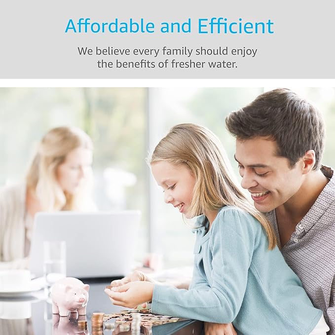 AQUA CREST Water Filter, Intended for Brita® Elite® Water Filter, Pitchers and Dispensers, Everyday, UltraMax, Metro+, XL and More, Lasts 6 Months, 1 Pack