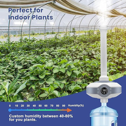 Humidifier Large Room 1000 sq.ft. AILINKE Whole house & Commercial Humidifier 800ml/h Mist Output, Tankless Ultrasonic Cool Mist Industrial Humidifiers for Home, Office, Plants, Greenhouse, Warehouse