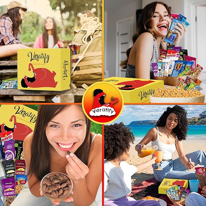Snacks Gift Variety Basket for Adults (72 Count) Great For Men, Women, Adults, Office, School, Colleges - Gift Assortment Package - Great Gift Basket For Home, Work, Office, Meetings, College