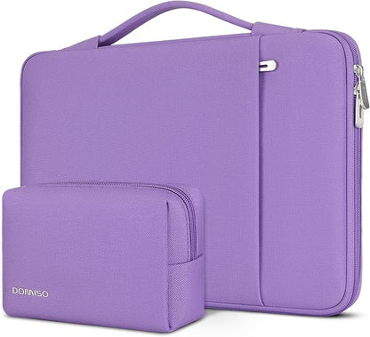 DOMISO 16 inch Laptop Sleeve Case Water Resistant Shockproof Protective Computer Bag for 16" Dell/HP Pavilion Envy/ThinkPad IdeaPad/ASUS Vivobook,Purple