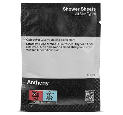 Anthony Body Wipes for Adults Bathing, Post Workout, & A Must Have Camping Personal Care Product – Travel Shower Wipes No Rinse Body Wash – Disposable Wash Cloth Towelettes 48 9”x12.5”