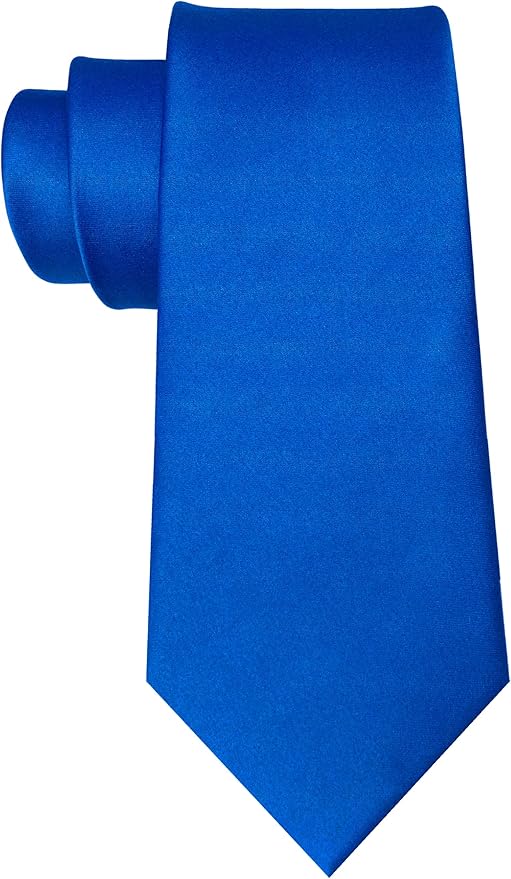 RBOCOTT Solid Color Tie and Pocket Square Hankerchief with Lapel Pin Set for Men