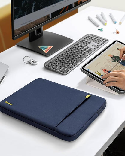 tomtoc 360 Protective Tablet Sleeve for iPad Pro 11-inch (M5/M4/4th/3rd/2nd/1st Gen) 2025, iPad Air 11-inch (M3/M2) with Magic Keyboard/Smart Keyboard Folio, 11 iPad (A16), Water-Resistant Tablet Case
