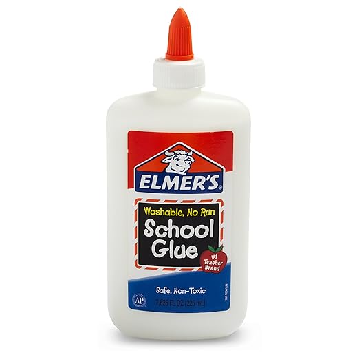 Elmer's Liquid School Glue Washable 7.6 oz Each 6 Count - Great for Making Slime, #1 Teacher Brand
