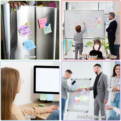 35 Pack Sticky Notes Bulk 3 x 3 In Self Stick Notes Pads Colorful Posted Note in 5 Morandi Pastel Colors Adhesive Paper Memo 75 Sheets/Pad Easy to Post for Office Home School Notebook Wall Door Window