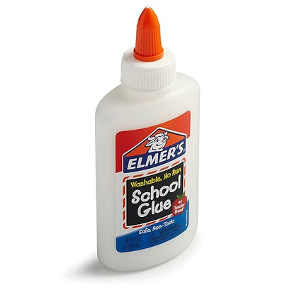 Elmer's Liquid School Glue Washable 7.6 oz Each 6 Count - Great for Making Slime, #1 Teacher Brand