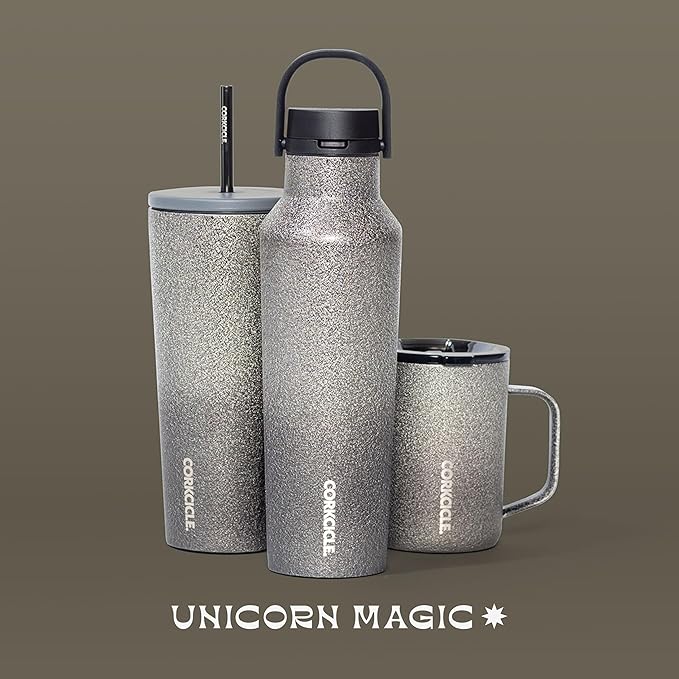 Corkcicle Classic Coffee Mug - Triple Insulated Stainless Steel for Travel - Shatter-Proof Lid - Keeps Drink Hot Over 3 Hours - Holiday Mug Gift - Great for Gifting Warmth - 16 oz - Steel Shadow