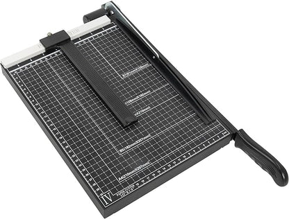 Precision Paper Cutter for A4/B5/A5/B6/B7, 10x13 inches, 70GSM Capacity, Metal Base Black