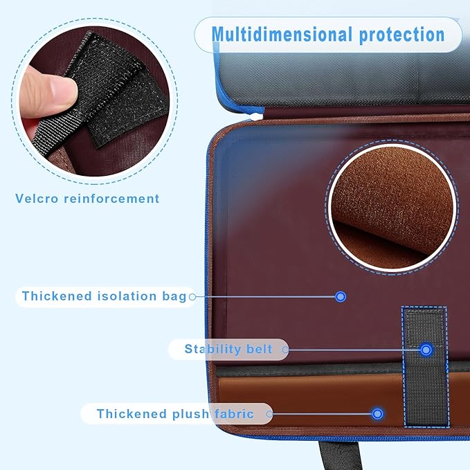 ZINZ Slim Expandable Laptop Case 15.6 Inch Sleeve Upgraded Protective Durable Recycled Carrying Case Compatible with MacBook 15" & 16" and Most 15" 15.6" 16" Notebook,B01K03