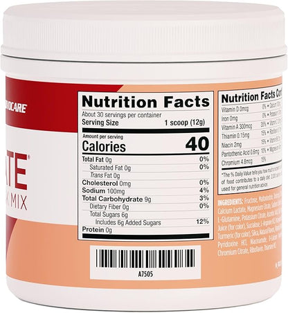 AdvoCare Rehydrate - Electrolyte Drink Mix - Includes Magnesium, Sodium, Potassium & Calcium - Antioxidant & Amino Acid Fortified - Supports Hydration & Recovery - Pomegranate Tangerine, 12.7 oz