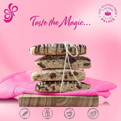Gluten Free Palace Biscotti Cookies Gift Basket – Gluten Free Holiday Cookies for Thanksgiving, Christmas, and New Year – Assorted Biscotti Gift Box for Men & Women (8 Pieces)