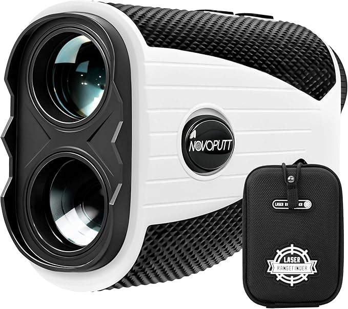 Golf Range Finder with Slope - 1200 Yards Range Finder for Golfing/Hunting, 7X Magnification, Flag Pole Locking Vibration, Rechargeable Golf Rangefinders with Magnet Stripe, Best Golf Accessories Gift