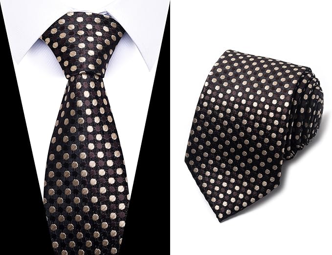 Tie For Men Necktie Woven Jacquard Neck Ties Set 6 PCS