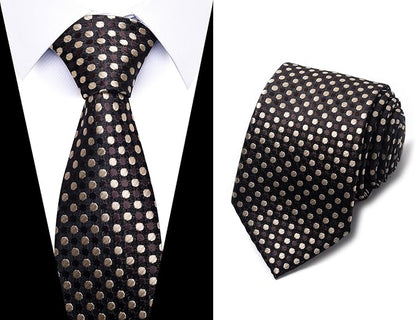 Tie For Men Necktie Woven Jacquard Neck Ties Set 6 PCS