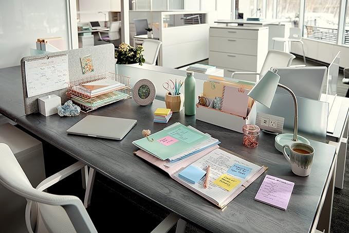 Post-it Notes, 3 in x 3 in, 24 Sticky Notes Pads, 100 Sheets per Pad, The Iconic Canary Yellow Note, School Supplies and Oﬃce Products