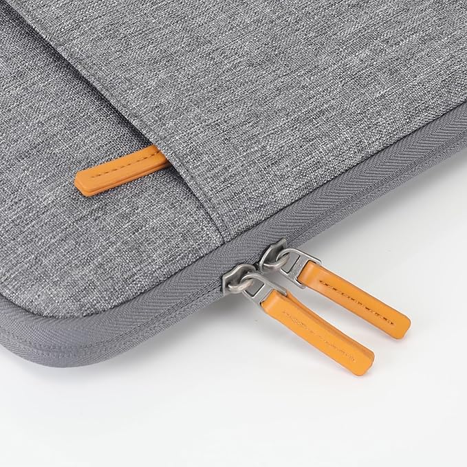 DOMISO 14 inch Laptop Case Sleeve Protective Cover Compatible with 15 inch MacBook Air M4 M3 M2,MacBook Pro,14-15 inch HP Dell ASUS Lenovo Chromebook,Waterproof Computer Cases Bag with Handle,Grey