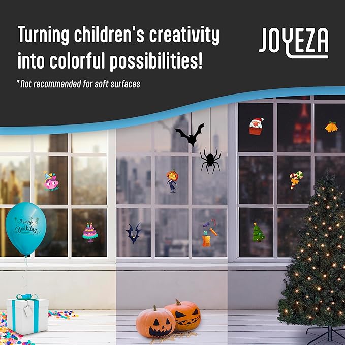 JOYEZA Premium Printable Vinyl Sticker Paper for Inkjet Printer - 80 Sheets Glossy White Waterproof, Dries Quickly Vivid Colors, Holds Ink well - Inkjet & Laser Printer