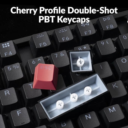 Keychron K8 Version 2 TKL Wireless Mechanical Keyboard, QMK/Launcher Bluetooth 5.2/Wired, RGB Backlit Shine-Through PBT Keycaps, Super Brown Switch, Aluminum Frame for Mac Windows Linux
