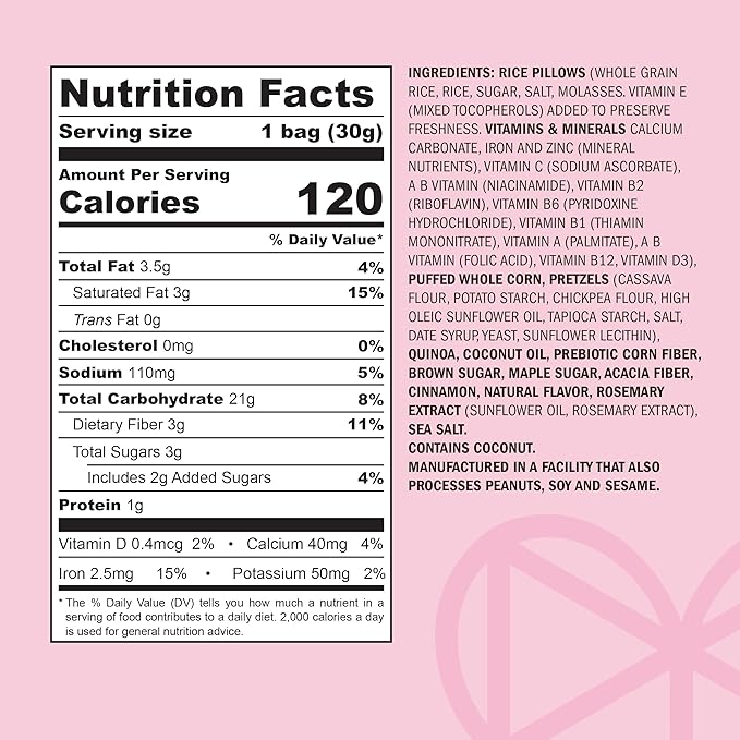 Marimix Mini Snack Mix - 6 pack (Mini Cinnamon Churro, 6 Pack)