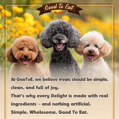 Gootoe Turkey Tendons for Dogs –All-Natural, Hypoallergenic Dog Treats, Rawhide Alternative, Long Lasting Puppy Chews, Healthy Dog Treats for Medium Breeds, Ring (M), 3 Count Pack