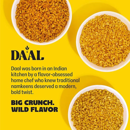 Daal By Keen Crunchy Mung Bean Snacks – Tandoori Ranch – Plant-Based Protein, High Fiber, Gluten-Free, Nut-Free – Mix into Salads or Enjoy as an On-the-Go Snack – 1 Resealable Pack, 4.76 oz