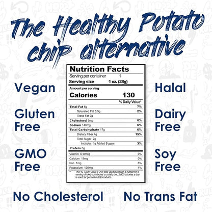 Snack Festive Sampler Pack Roasted Chickpea Snacks, 8 Bags 1 oz Crunchy Protein Garbanzo Beans, Healthy Nut Free Vegan Non-GMO Soy-Free Balanced Macro