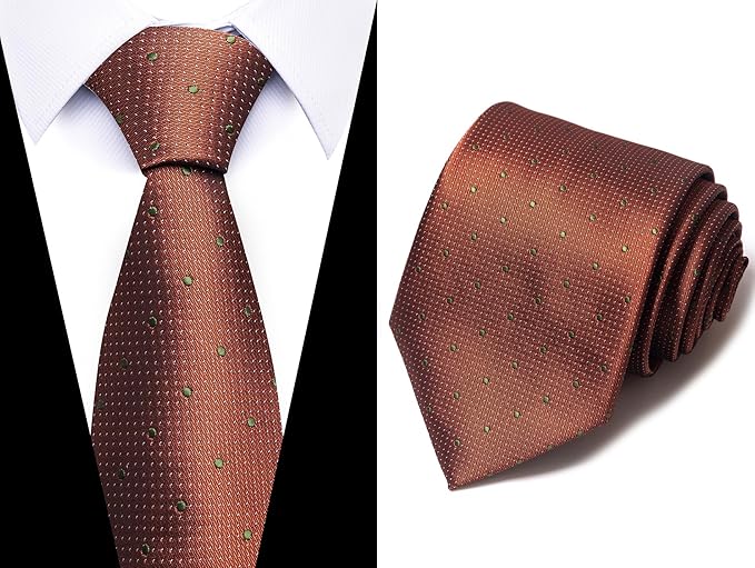 Tie For Men Necktie Woven Jacquard Neck Ties Set 6 PCS