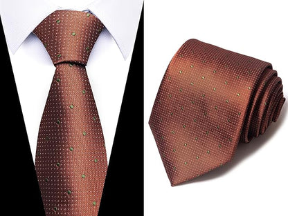 Tie For Men Necktie Woven Jacquard Neck Ties Set 6 PCS