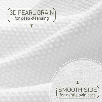 Disposable Face Towel Biodegradable Large Dry Face Wipes 120 Count/2 Box Extra Thick Soft Clean Facial Towels for Sensitive Skin, Makeup Removing, Facial Cleansing, Nursing, Travel, 10"×12"