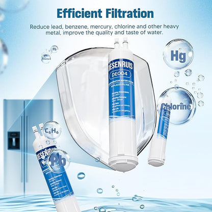 4396841 Replacement for EDR3RXD1, Filter 3, KAD3RXD1, WHR3RXD1, Compatible with Kenmore 46-9083,46-9030, 9030, 9083 Water Filter, Pack of 2, By DESENRUIS