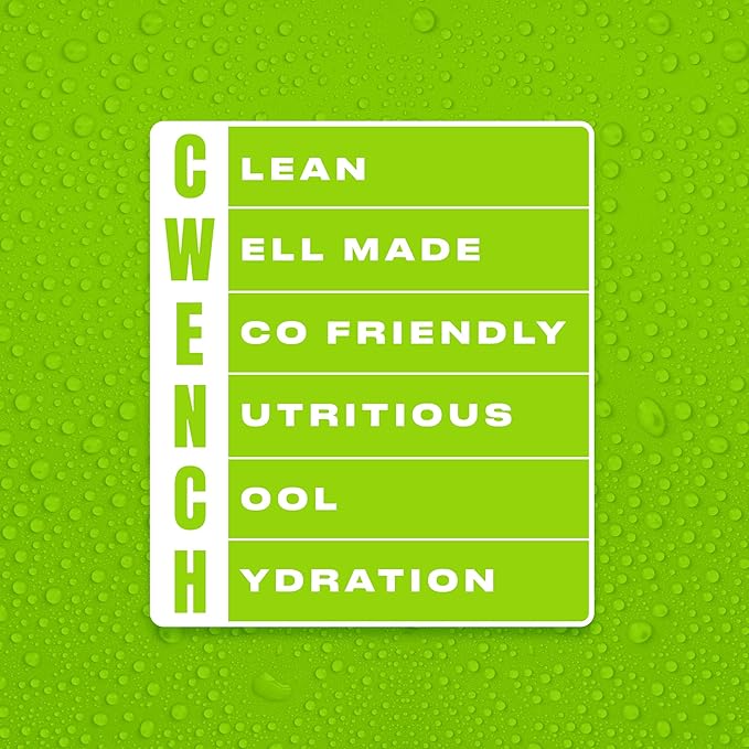 Cwench Sugar Free Electrolyte Hydration Drink Mix - Cherry Lime 10 Single Serve Packets