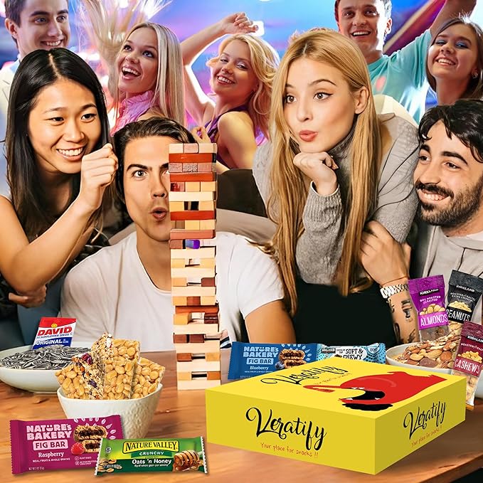 Snacks Gift Variety Basket for Adults (72 Count) Great For Men, Women, Adults, Office, School, Colleges - Gift Assortment Package - Great Gift Basket For Home, Work, Office, Meetings, College