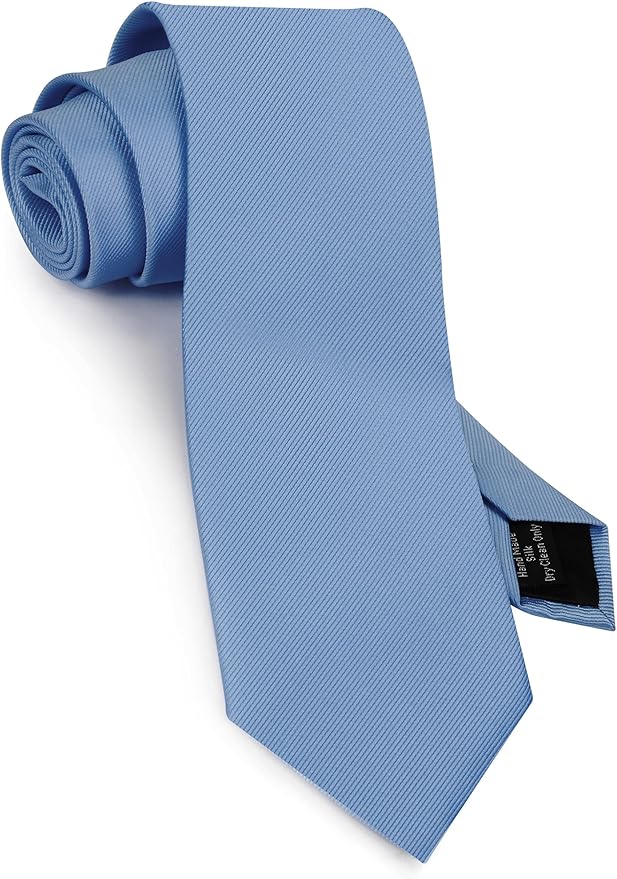 GUSLESON Classic New 3.15"（8cm） Men's Solid Color Necktie Wedding Business Tie + Gift Box