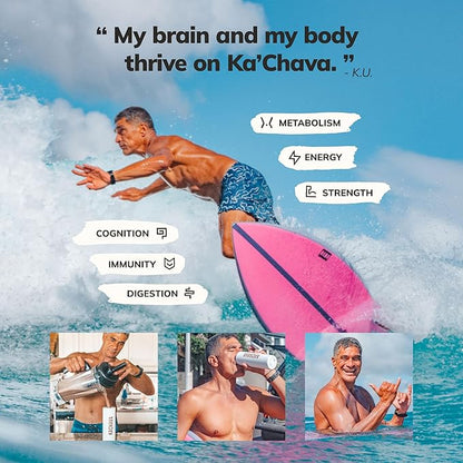 Ka’Chava All-In-One Nutrition Shake Blend, 5 Flavor Sample Pack, 5 Servings, 85+ Superfoods & Nutrients, Meal Replacement, Greens Plant-Based Superfood Powder Protein Drink, Digestive Enzymes & Probiotics, Vegan Dairy Gluten Free