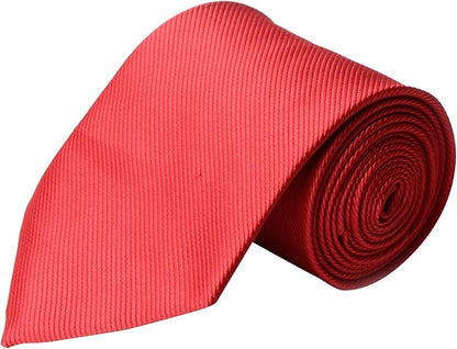 QBSM Mens Solid Polyester Textile Neckties Pure Color Neck Ties