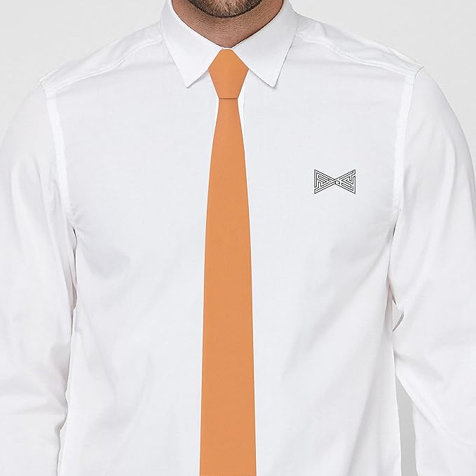 Men's Oxford Matt Neckties Solid Color for Adults Tuxedo Classic Design, by Bow Tie Hosue