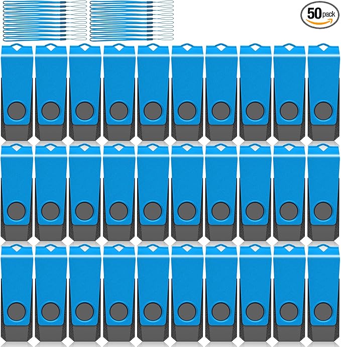 50PCS 4GB USB 2.0 Flash Drive Blue