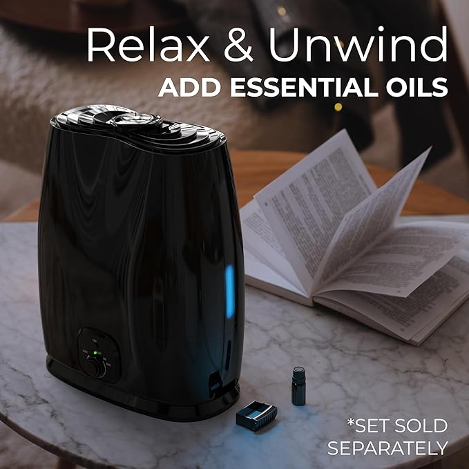 Everlasting Comfort 6L Humidifiers for Bedroom, Quiet 50HR Runtime No-Filter Supersized Cool Mist Humidifier Large Room for Whole House, Plants, Baby Nursery, Allergies, Dry Skin, Congestion, Indoor