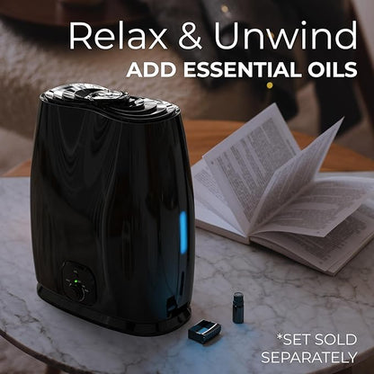 Everlasting Comfort 6L Humidifiers for Bedroom, Quiet 50HR Runtime No-Filter Supersized Cool Mist Humidifier Large Room for Whole House, Plants, Baby Nursery, Allergies, Dry Skin, Congestion, Indoor