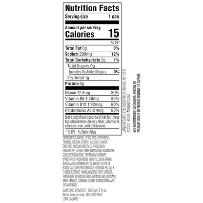 Rockstar Energy Drink, Pure Zero Silver Ice, 12oz Sleek Cans (Pack of 8)