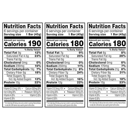 Special K Bar Protein Meal Bars, Meal Replacement, Bulk Protein Snacks, Variety Pack (3 Boxes, 18 Count)