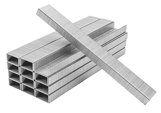Powerhouse Premium 26/6 Standard Staples - Full-Strip Chisel Pointed Bulk Staples, Compatible with Standard Staplers, Ideal for Office & Heavy Duty Use (50,000)